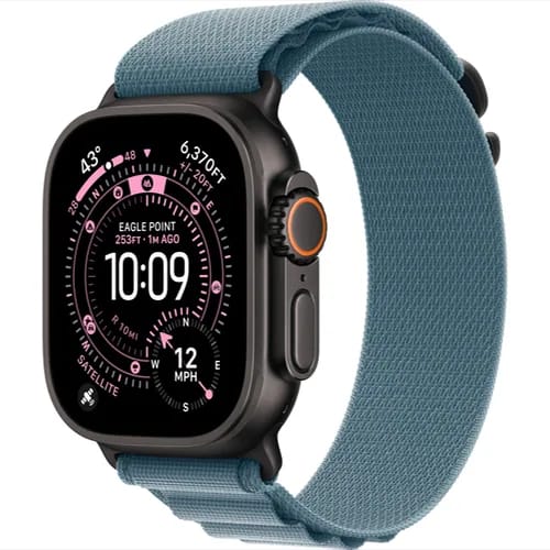 Apple Watch Ultra 3 (2025) 49mm Black Titanium Case with Alpine Loop