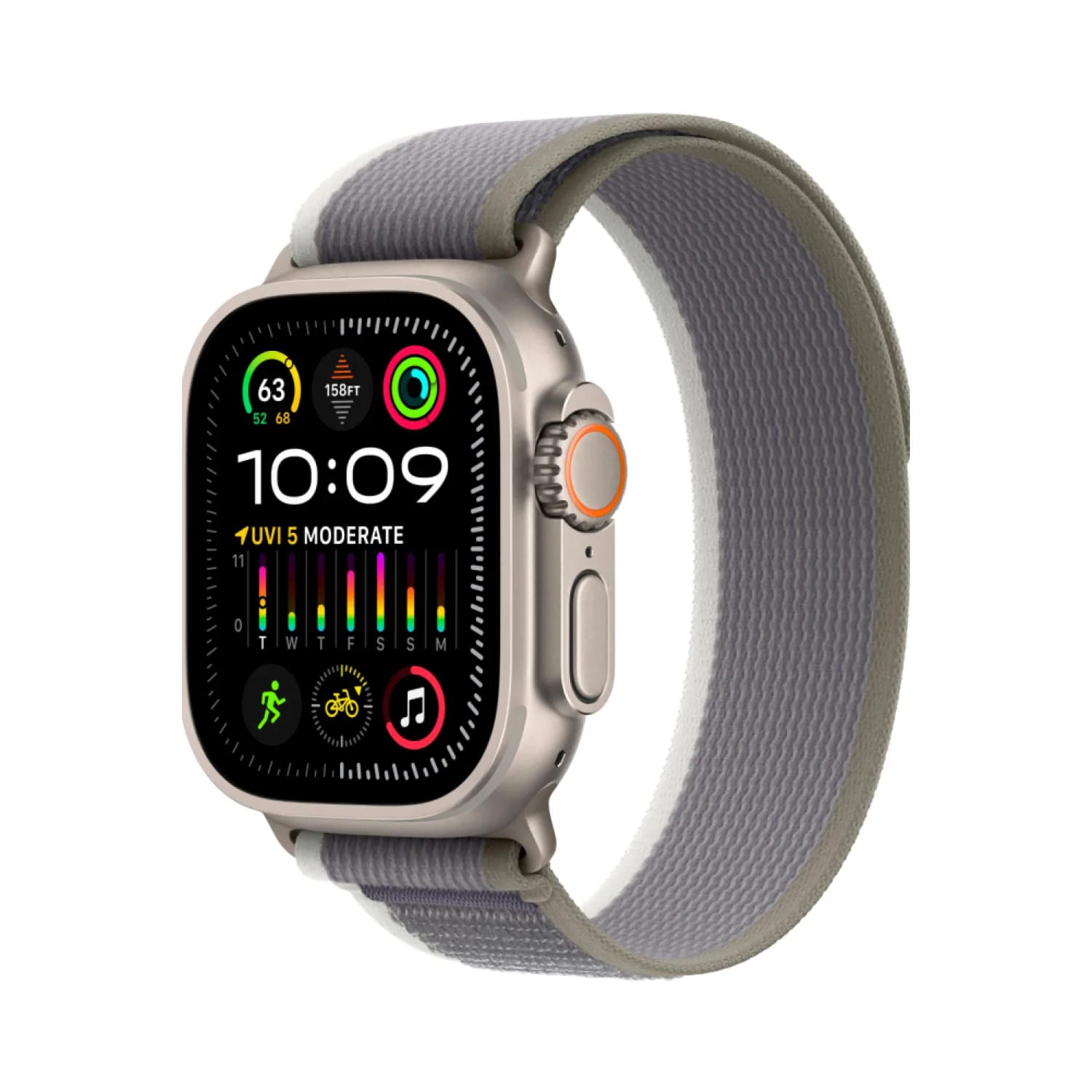 Apple Watch Ultra 2 (2023) 49mm Titanium Case with Trail Loop