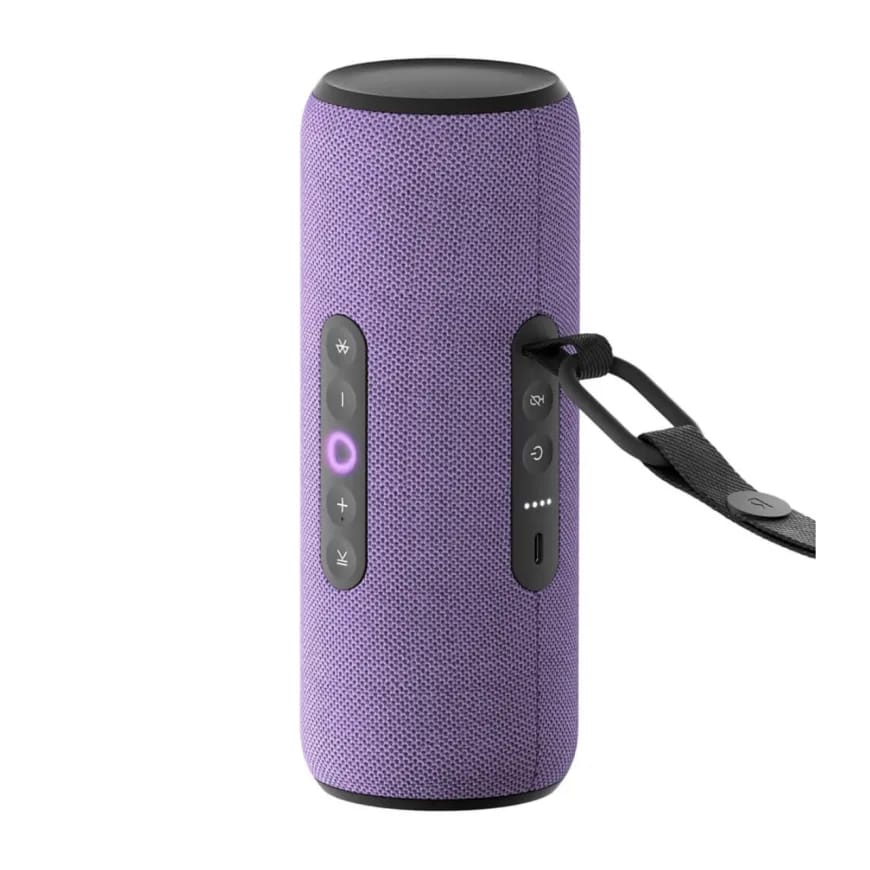 Умная портативная колонка Яндекс Станция Стрит с Алисой, Фиолетовый | Purple